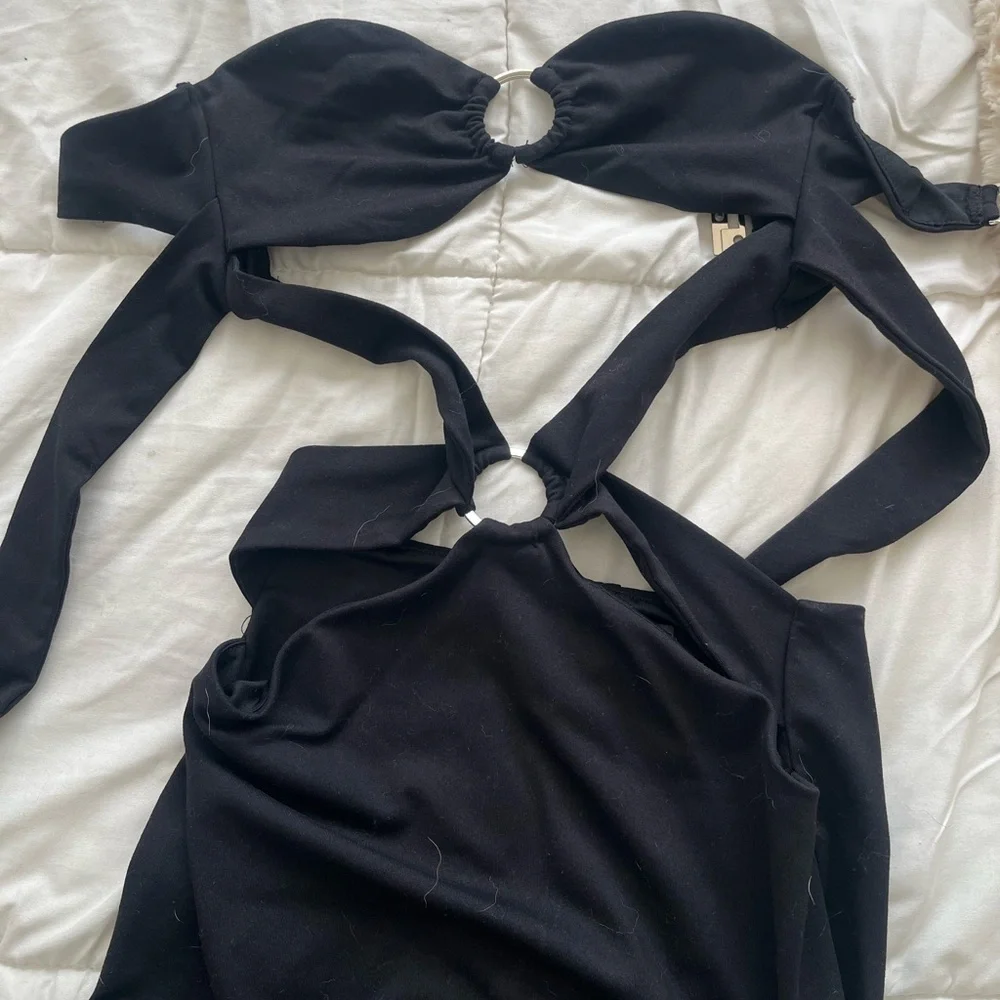 Outcast Clothing Black Maxi Dress Size XS - Picture 2 of 5